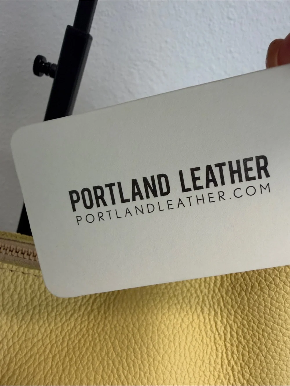 Portland Leather | “Butter Bliss” Large Nora Crescent Pebbled Shoulder Bag